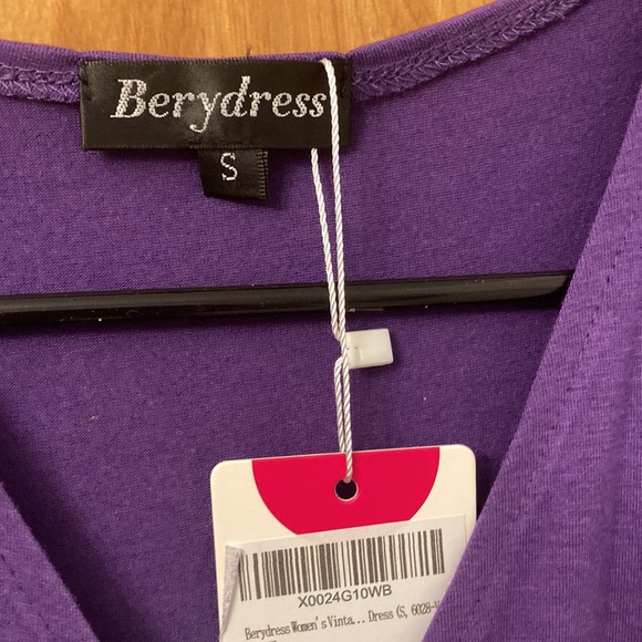 NWT Bright Purple Dress - Picture 7 of 8